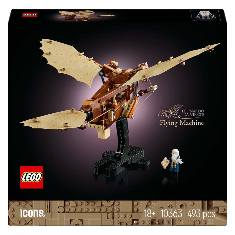 Lego icons de vliegmachine van leonardo da vinci - 10363