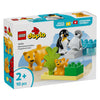 Lego lego duplo town 10442 families van wilde dieren: pinguïns en leeuwen