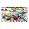 Lego lego duplo town 10445 f1 team racewagens en coureurs