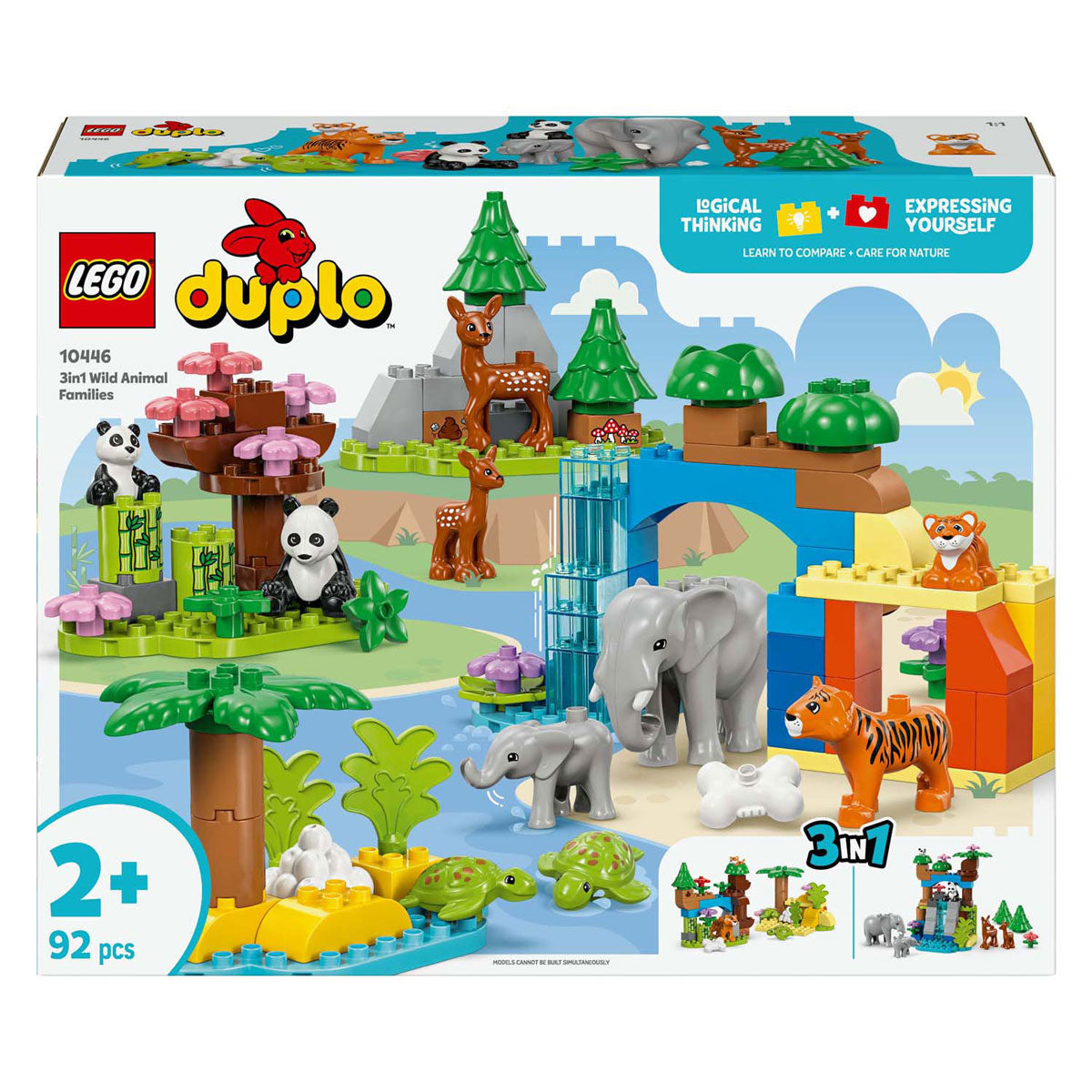 Lego duplo town 10446 3-in-1 families van wilde dieren