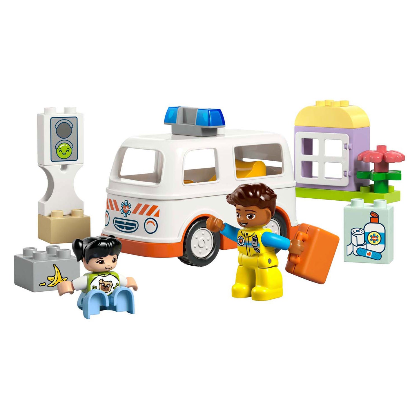 Lego lego duplo town 10447 ambulance met chauffeur