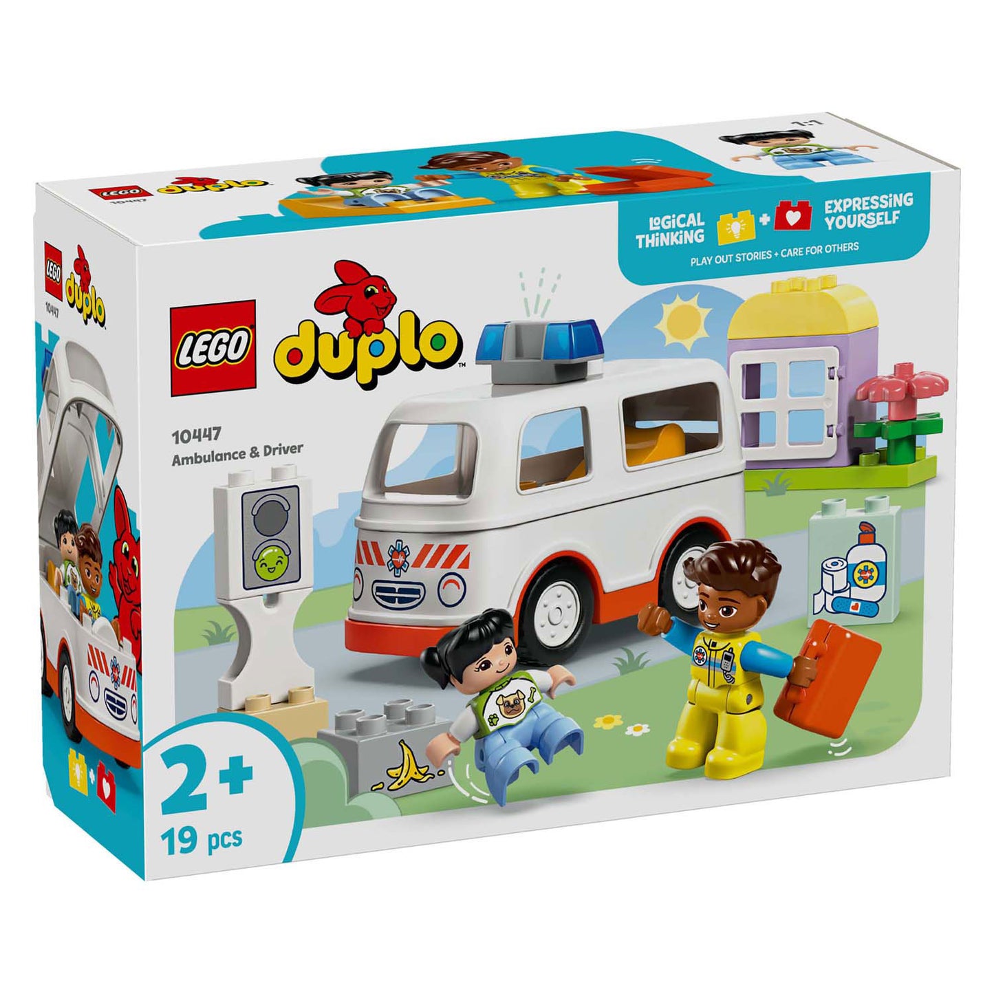 Lego lego duplo town 10447 ambulance met chauffeur