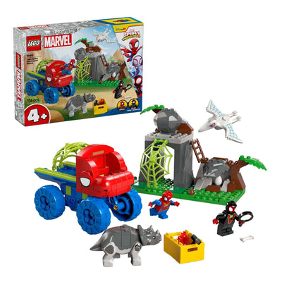 Lego lego spidey 11199 team spidey reddingsmissie met dinotruck