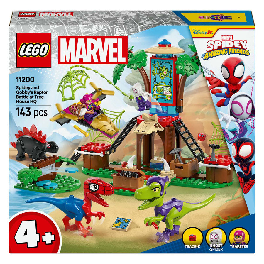 Lego lego spidey 11200 spidey en gobby's raptorstrijd bij de boomhut