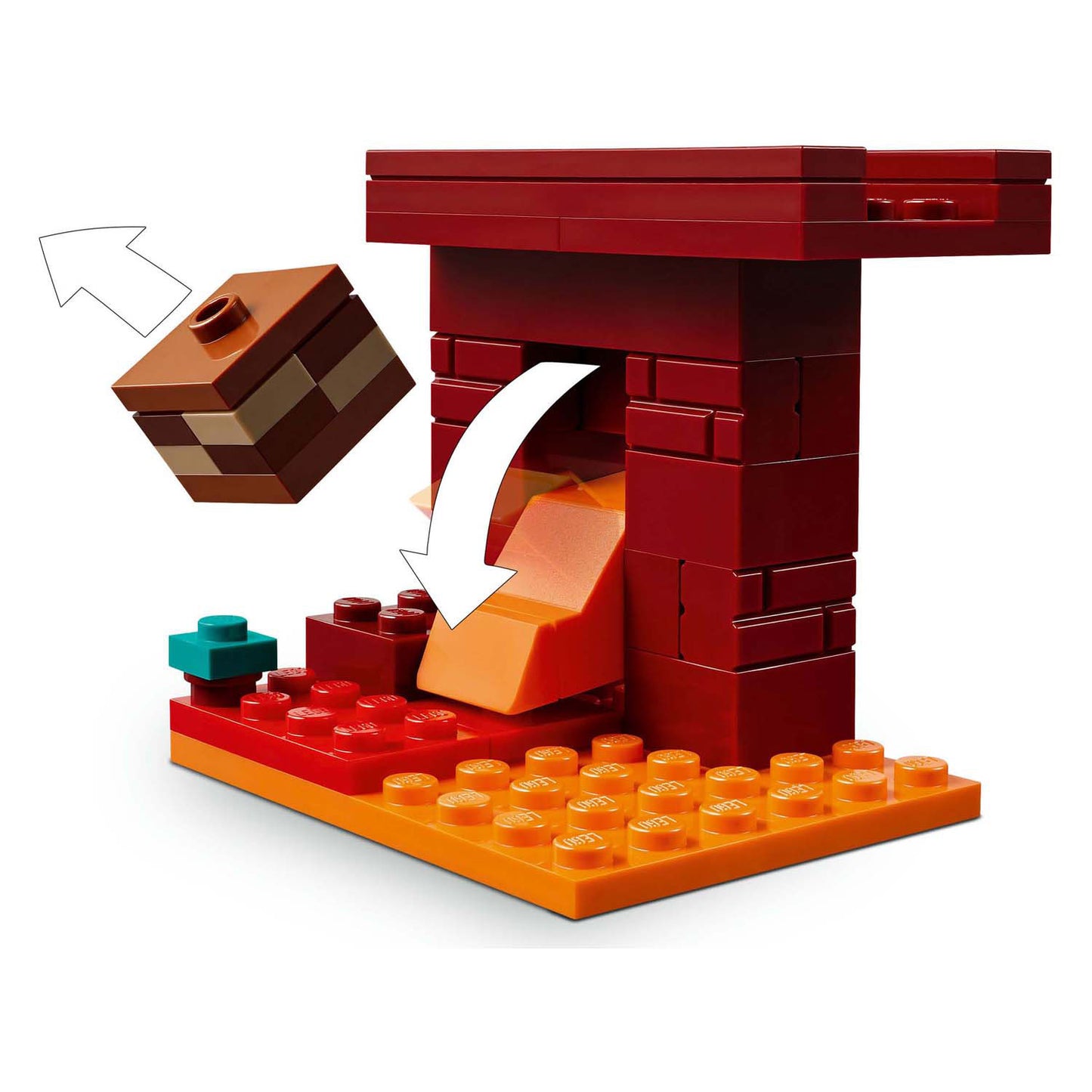 Lego lego minecraft 21266 de lavastrijd in de nether