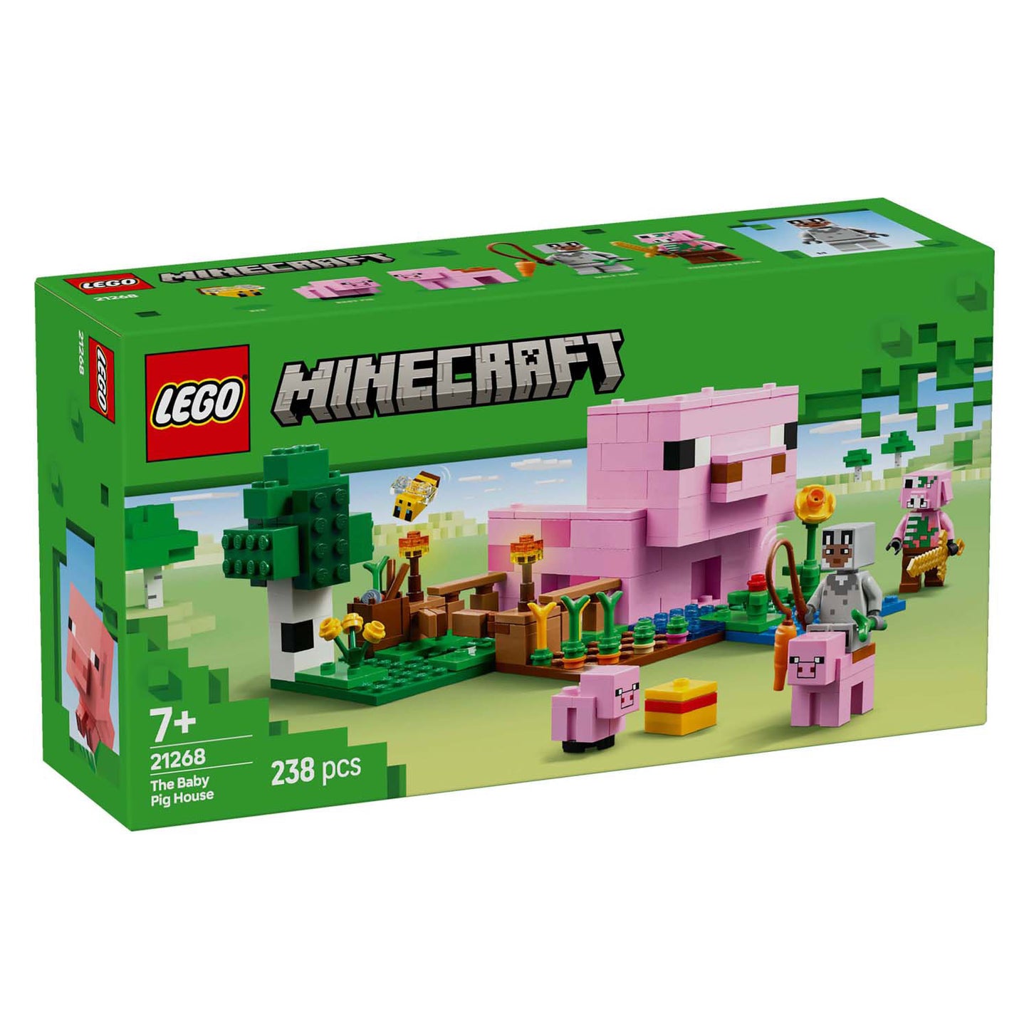 Lego lego minecraft 21268 het huis van het biggetje