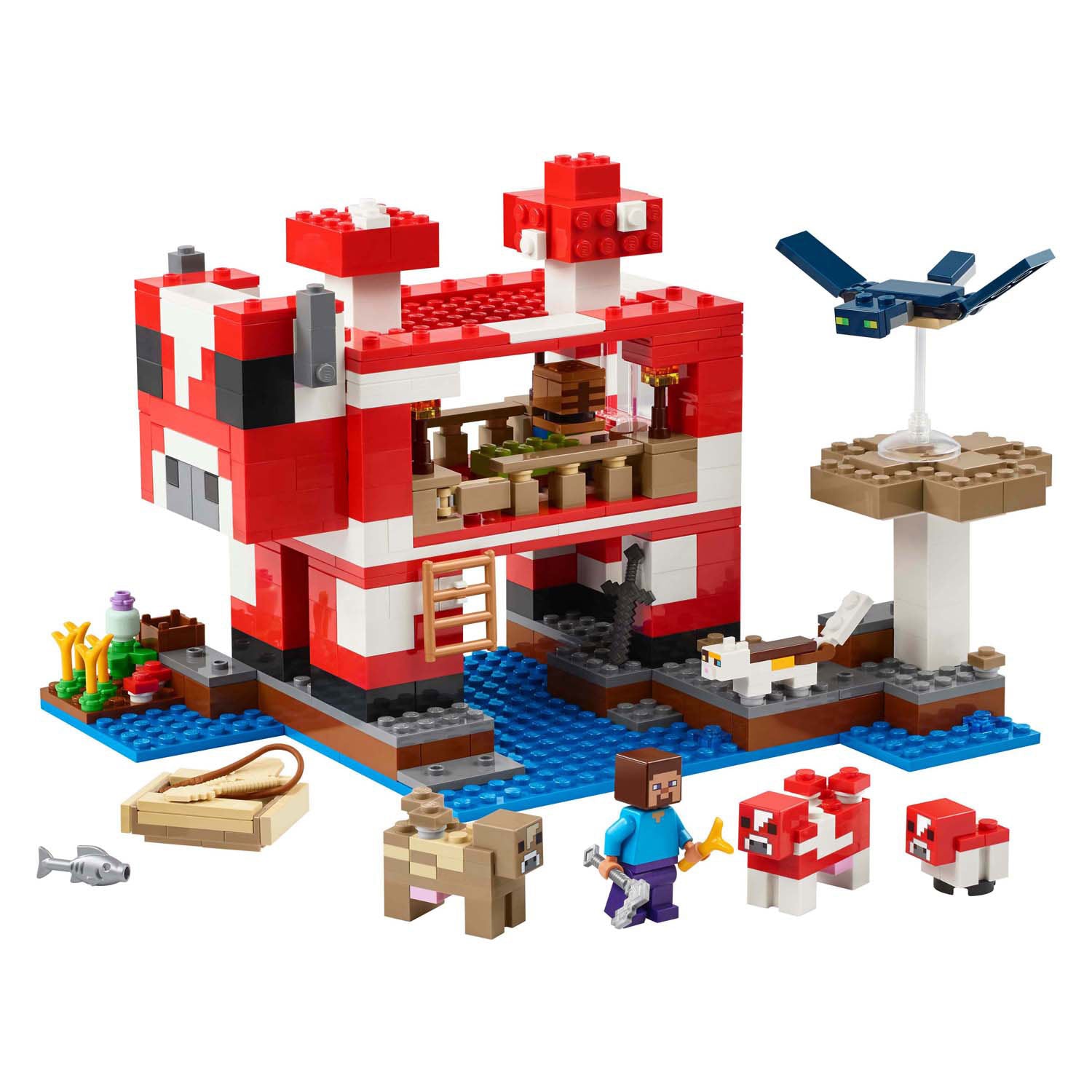 Lego minecraft het mooshroom huis - 21270