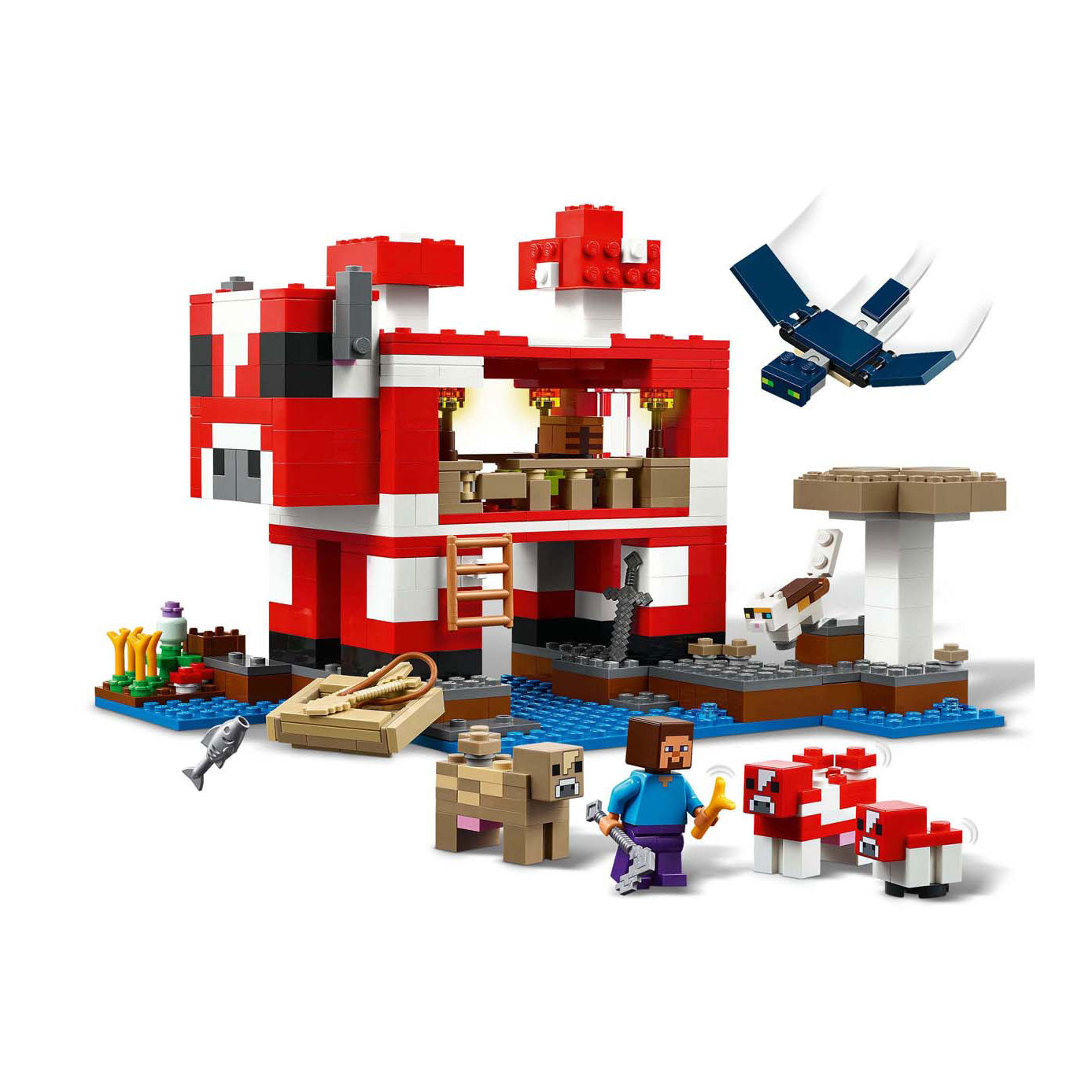 Lego lego minecraft 21270 het mooshroom huis