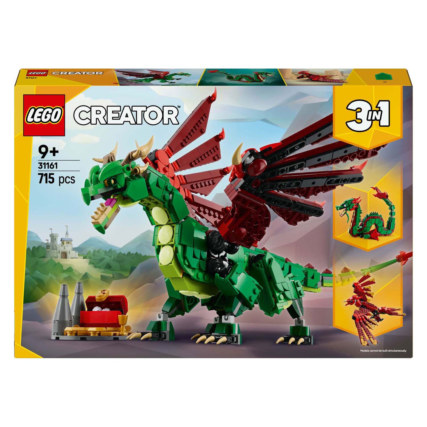 Lego lego creator 31161 middeleeuwse draak