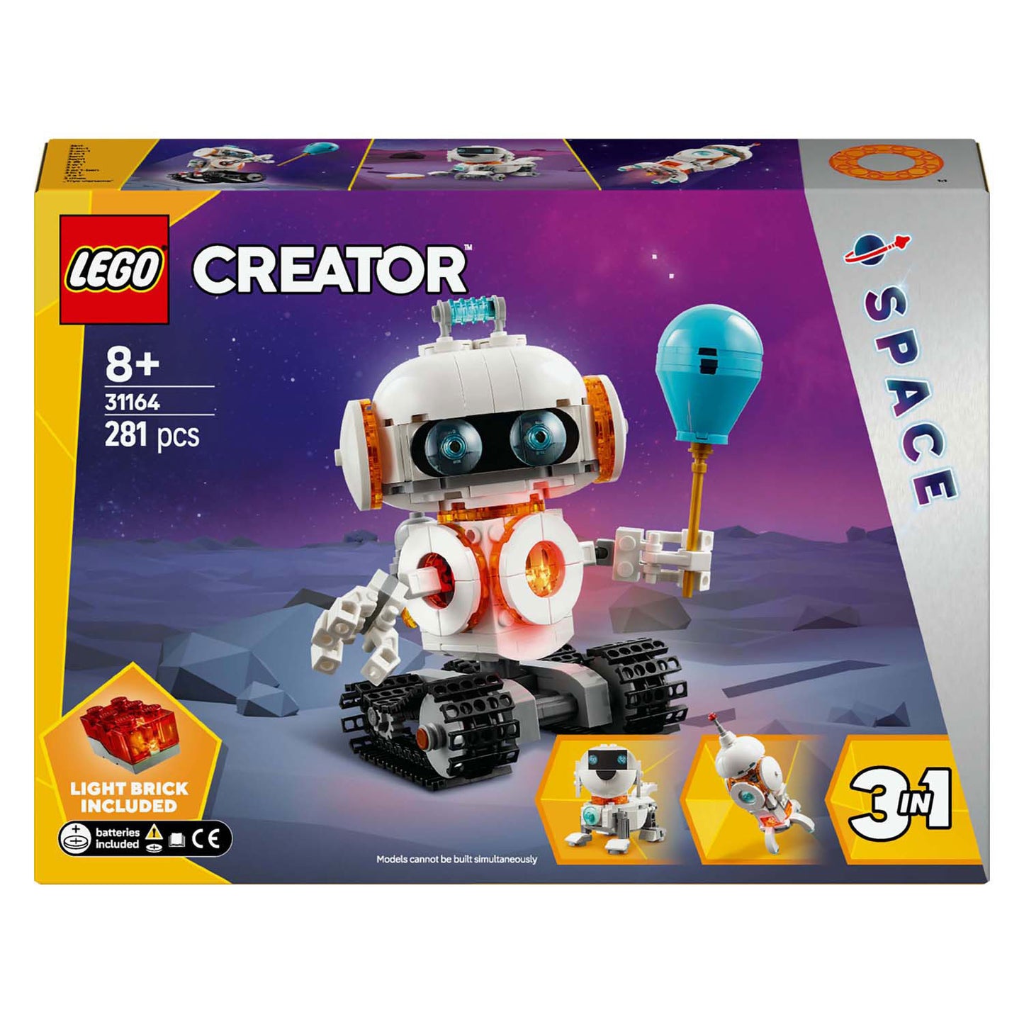 Lego lego creator 31164 ruimterobot