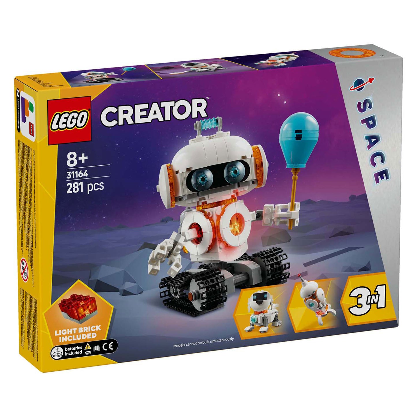 Lego lego creator 31164 ruimterobot