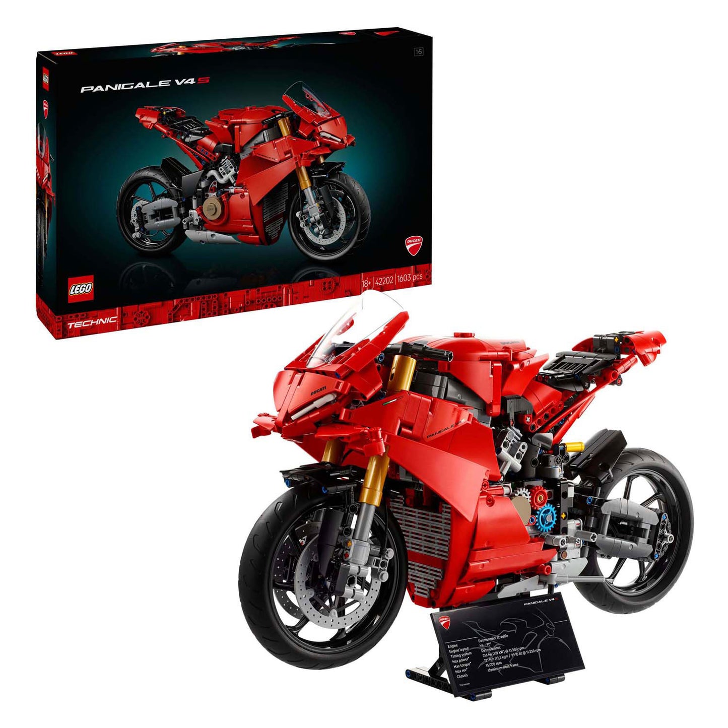 Lego lego technic 42202 panigale v4 s motor