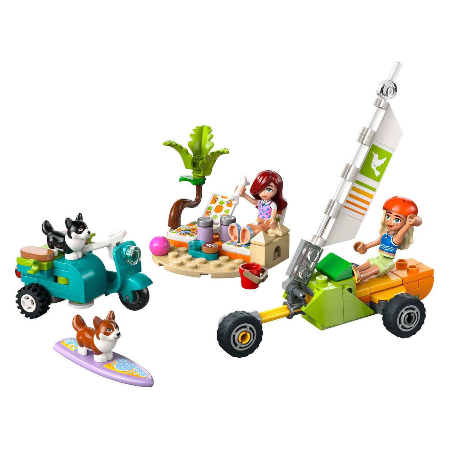 Lego lego friends 42641 surfen scooterplezier met de honden