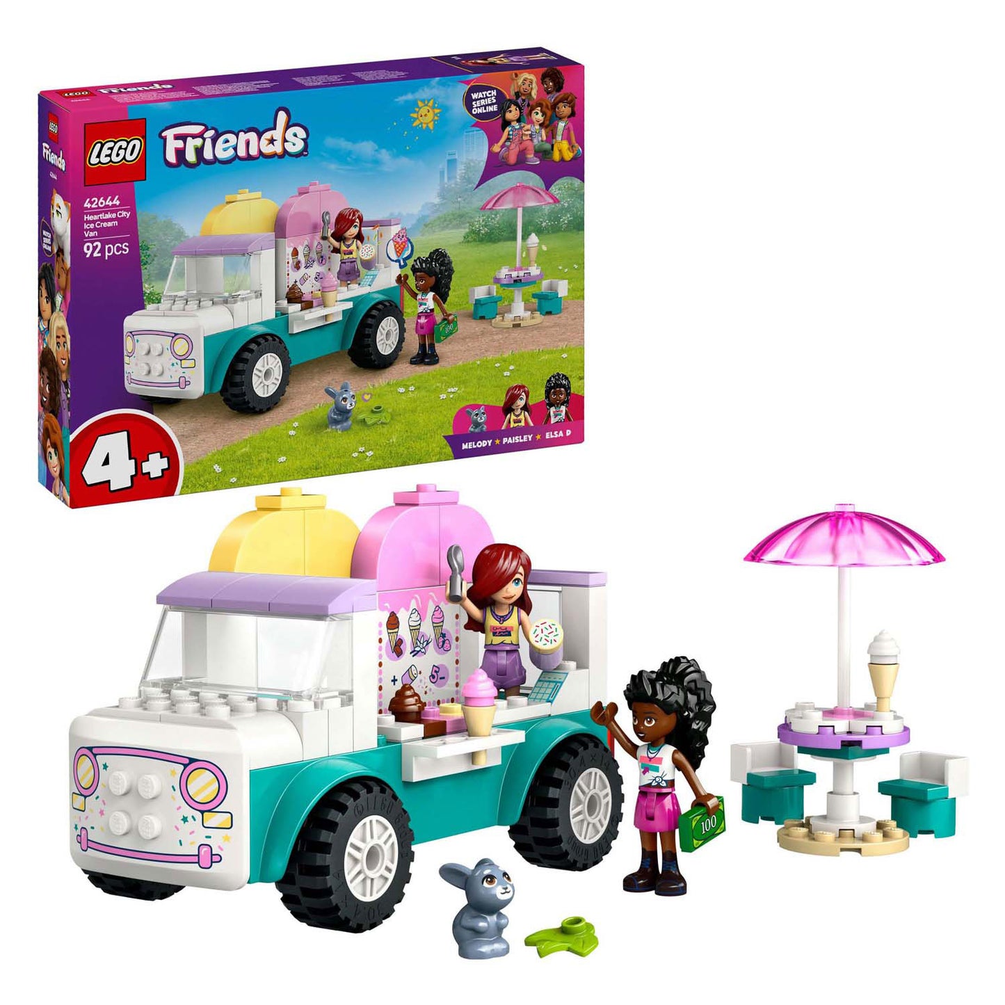 Lego lego friends 42644 heartlake city ijscotruck