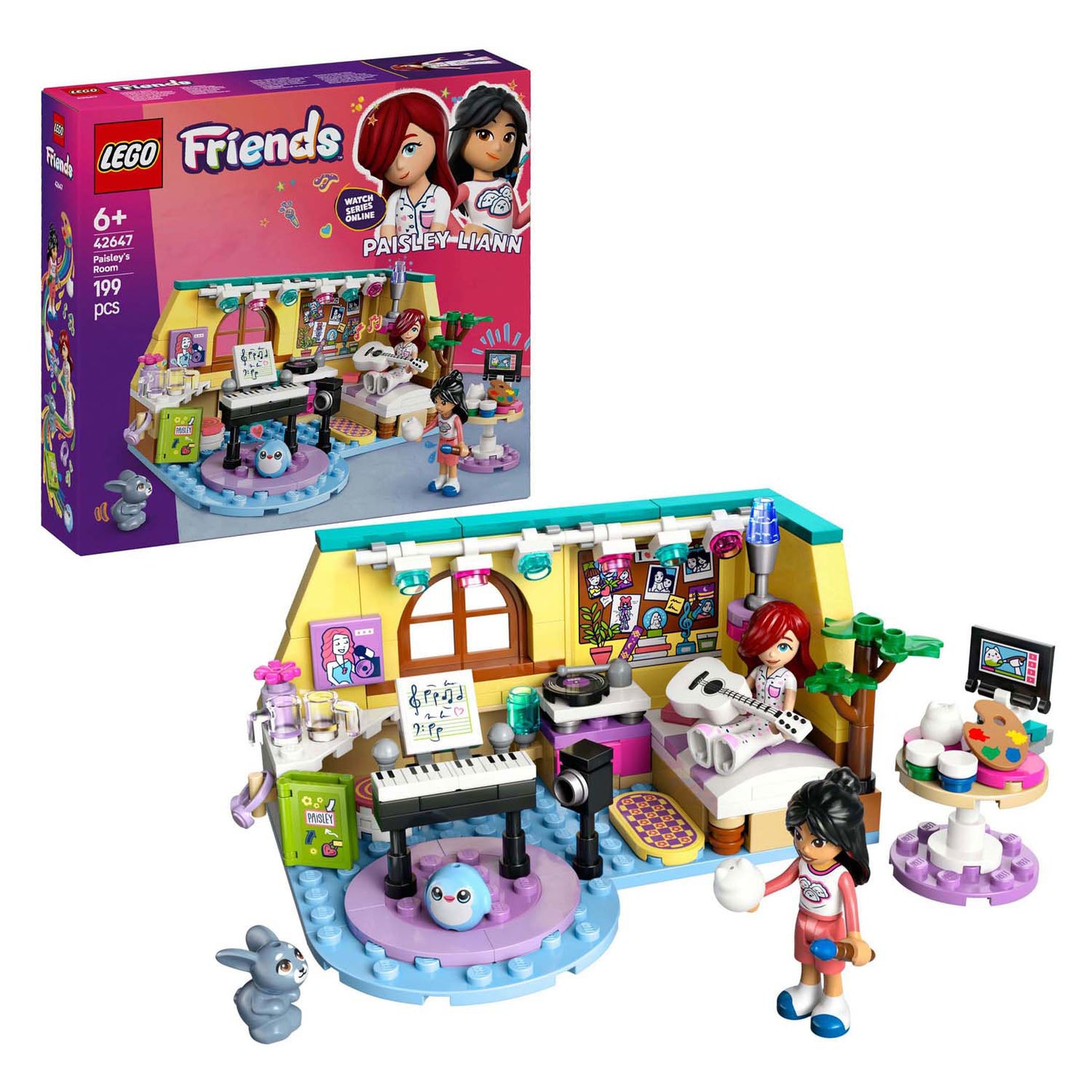 Lego lego friends 42647 paisley's kamer