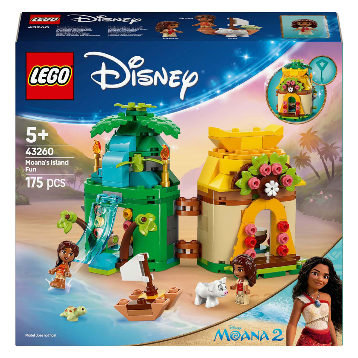 Lego lego prinses 43260 vaiana's speeleiland