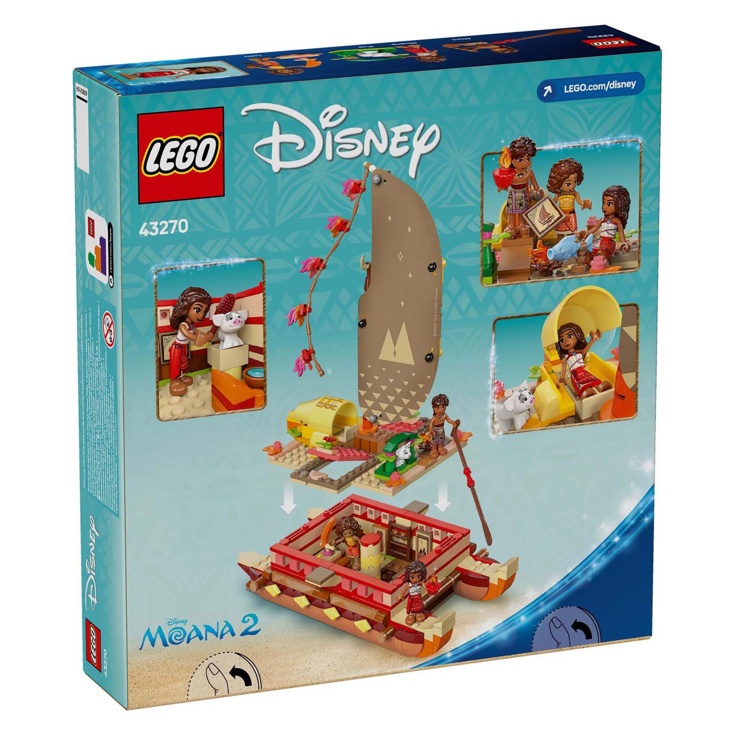 Lego lego prinses 43270 vaiana's avonturenkano