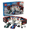 Lego lego city 60444 f1 garage met mercedes-amg en alpine auto's