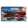 Lego city f1 truck met rb20 en amr24 f1® auto's speelset - 60445
