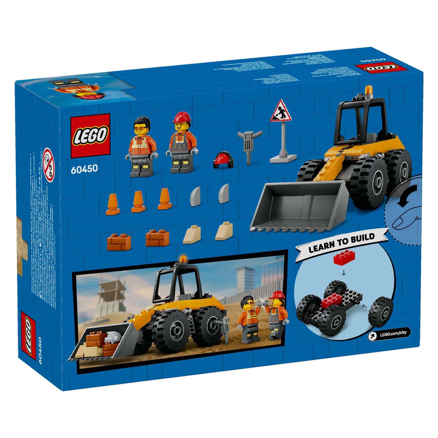 Lego lego city 60450 gele wiellader