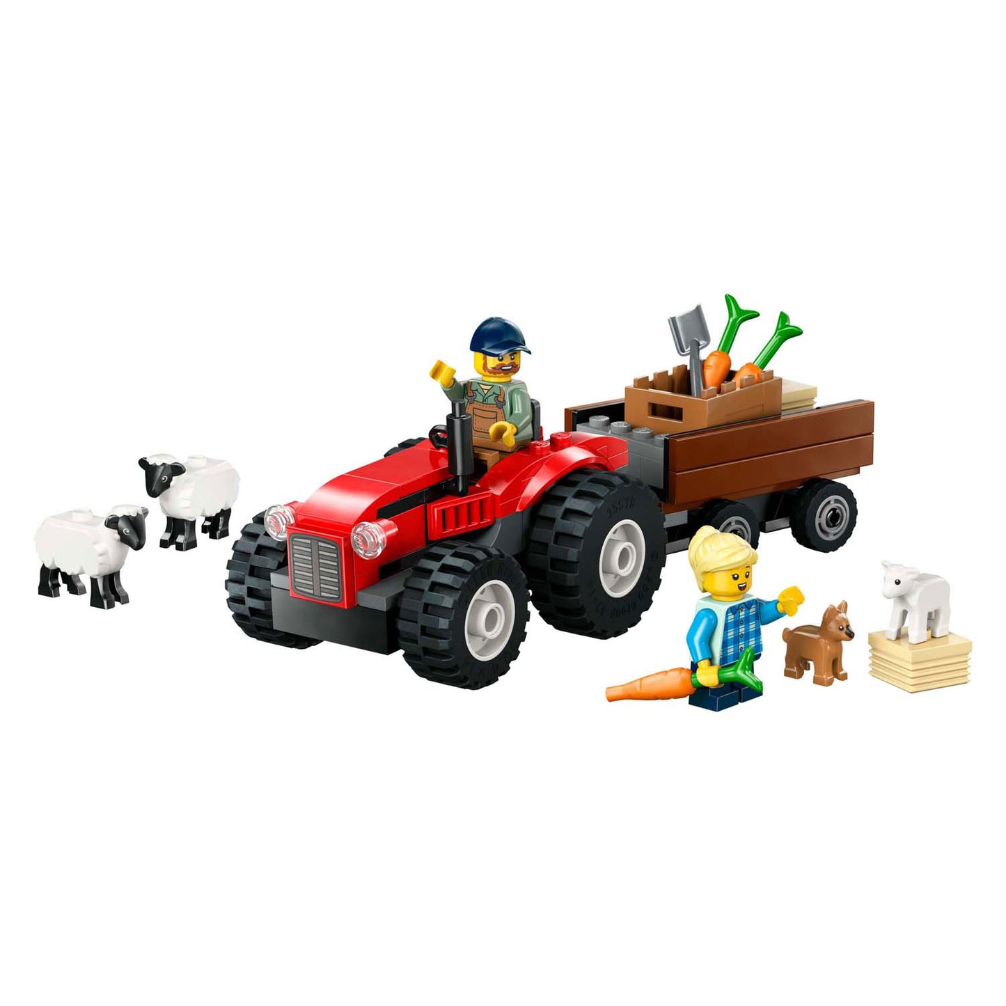 Lego lego city 60461 rode tractor met aanhanger en schapen