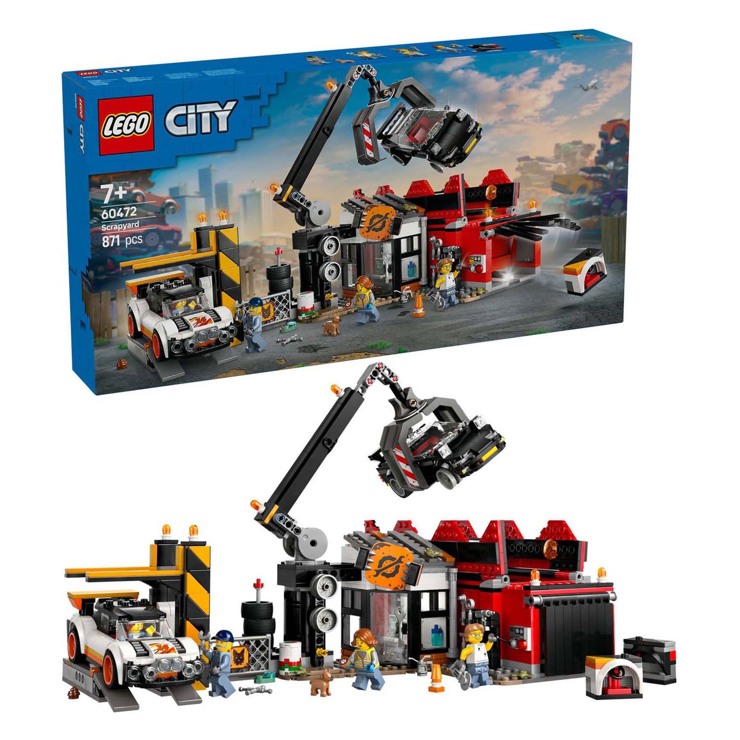 Lego lego city 60472 schroothoop met auto's