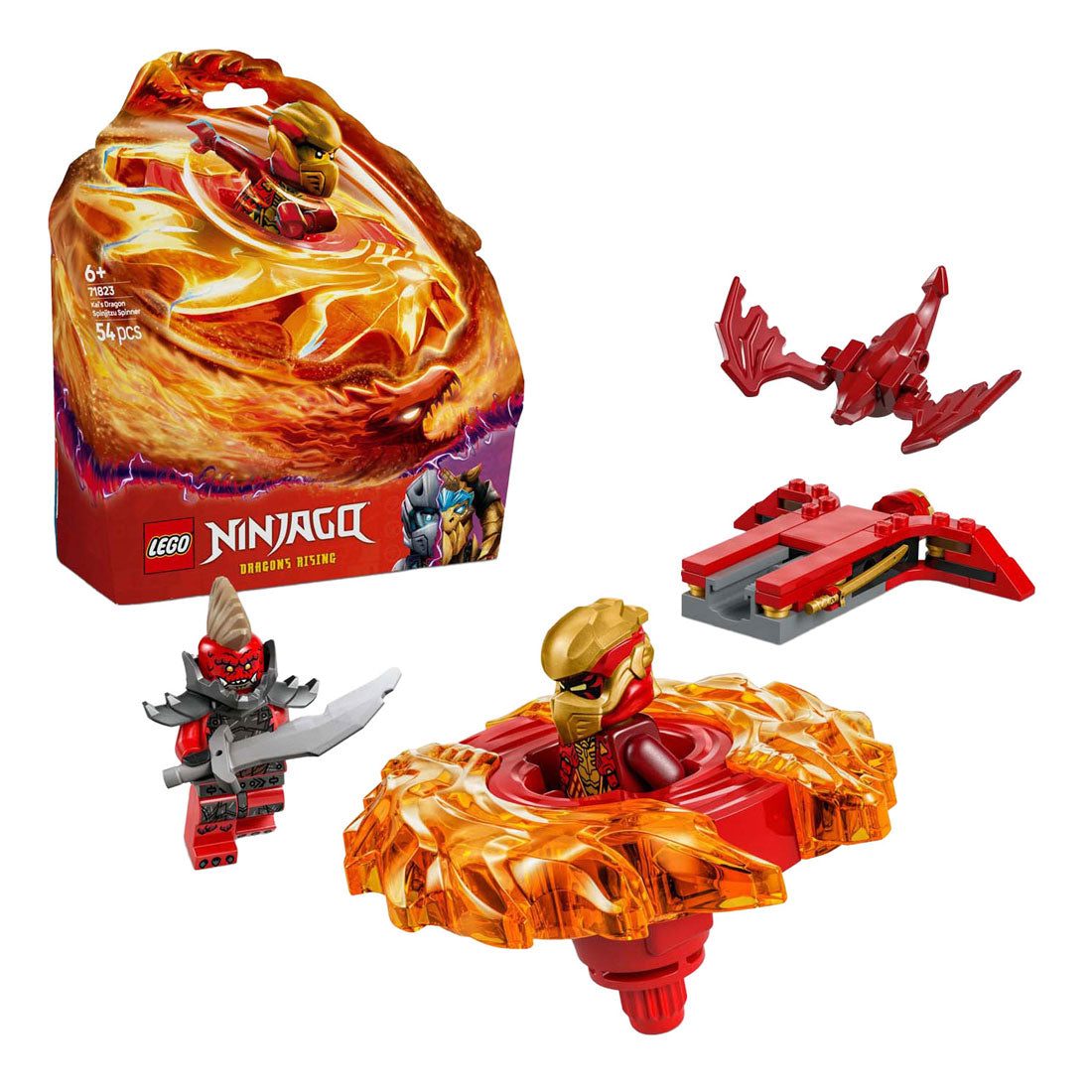 Lego lego ninjago 71823 kai's spinjitzu drakenspinner