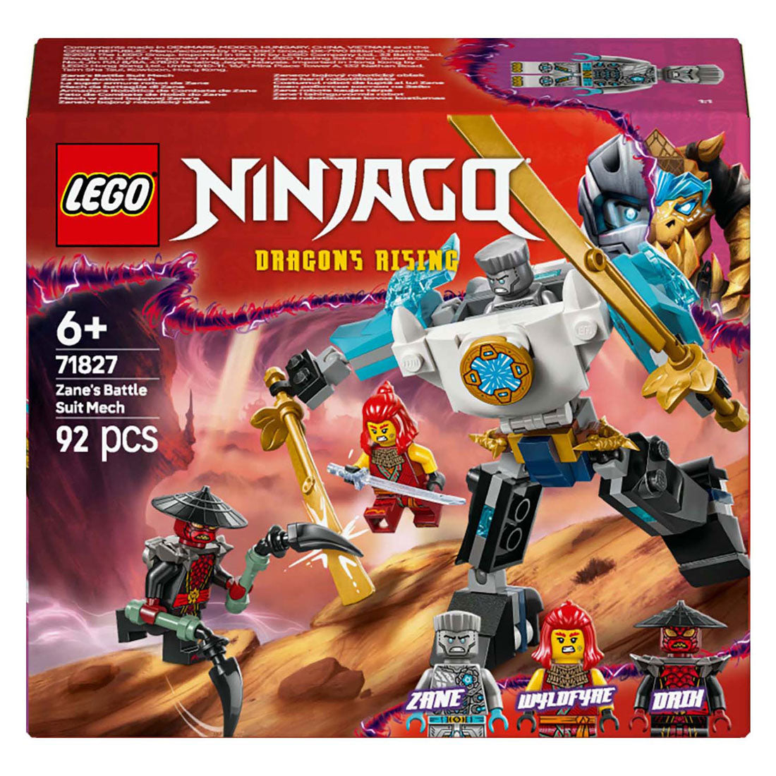 Lego lego ninjago 71827 zane's strijdmecha