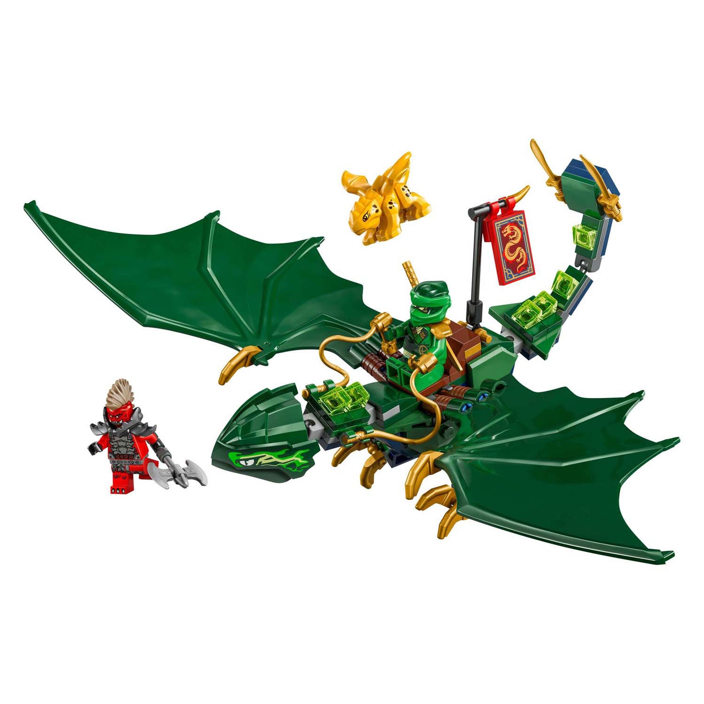 Lego lego ninjago 71829 lloyds groene bosdraak