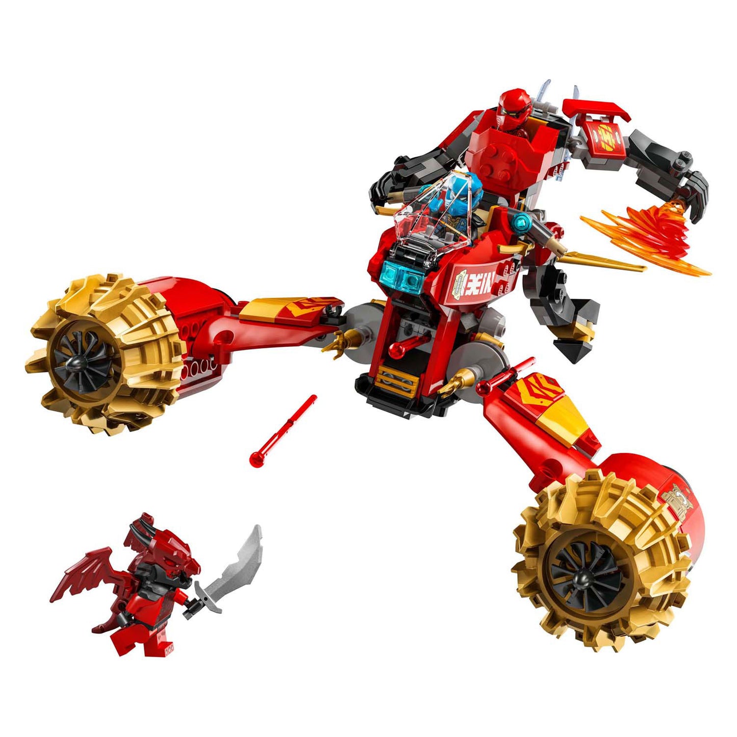 Lego lego ninjago 71830 kai's mechastormvoertuig