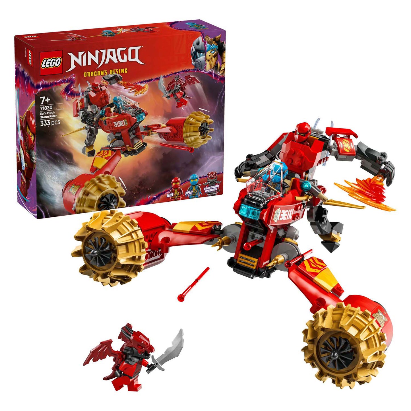 Lego lego ninjago 71830 kai's mechastormvoertuig