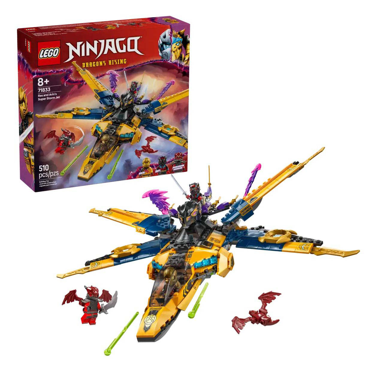 Lego lego ninjago 71833 ras en arins superstormvliegtuig