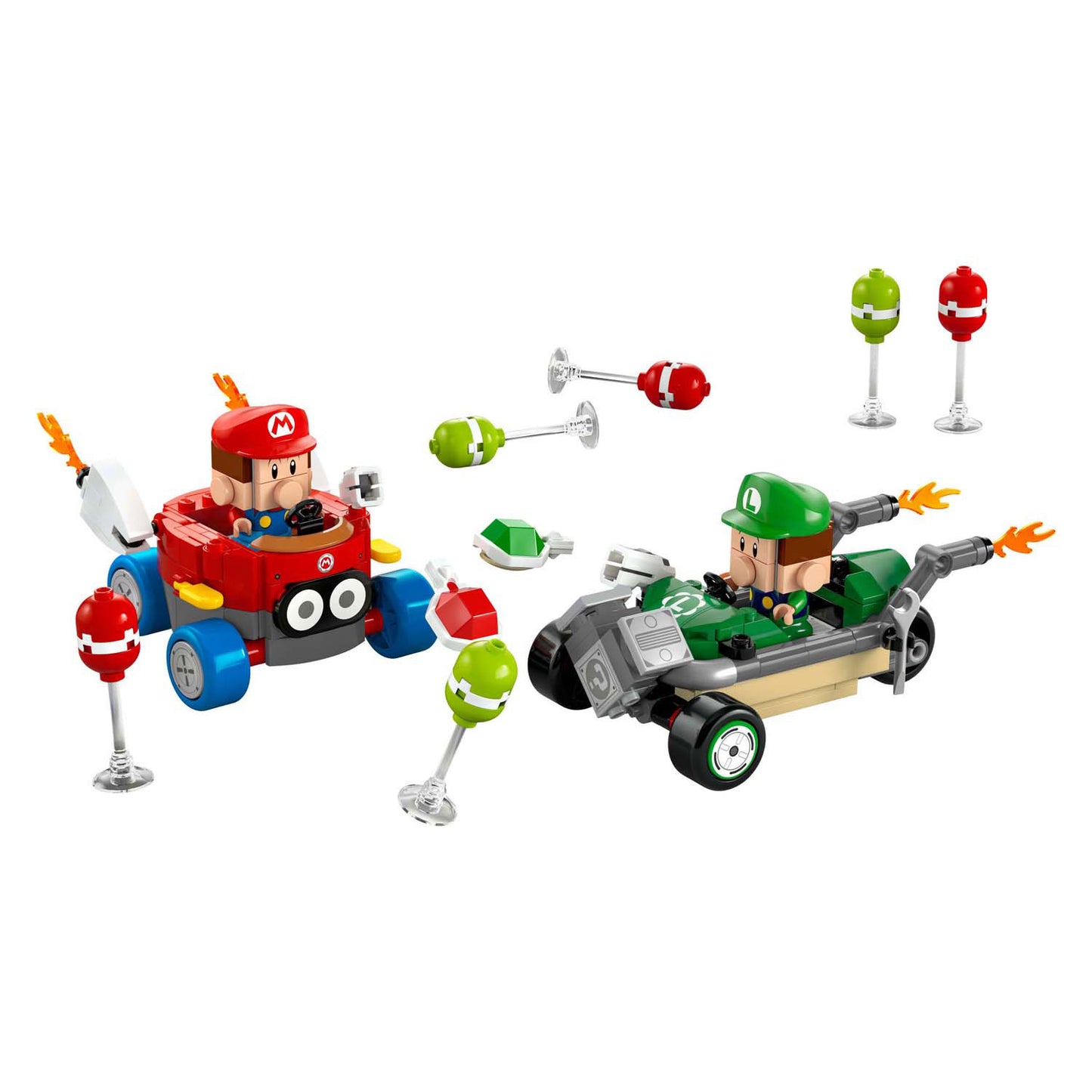 Lego lego super mario 72034 mario kart baby mario vs. baby luigi