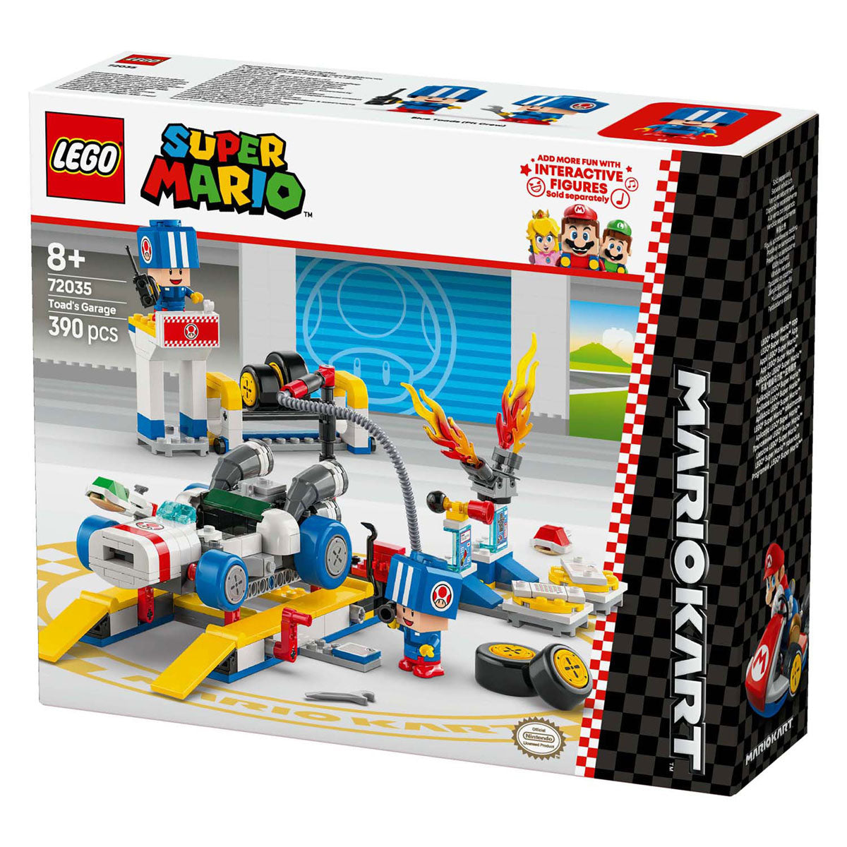 Lego lego super mario 72035 mario kart toads garage