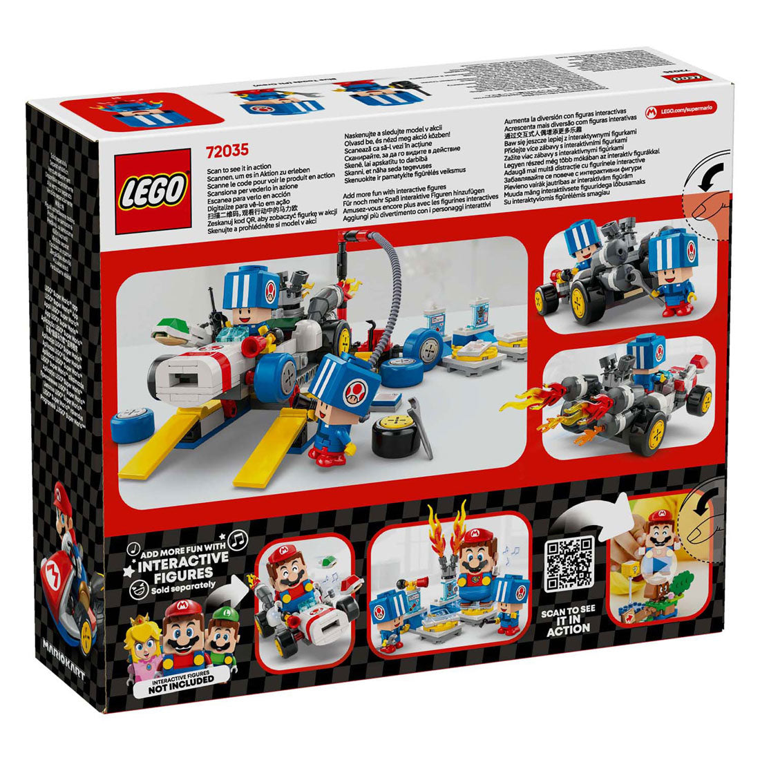 Lego lego super mario 72035 mario kart toads garage