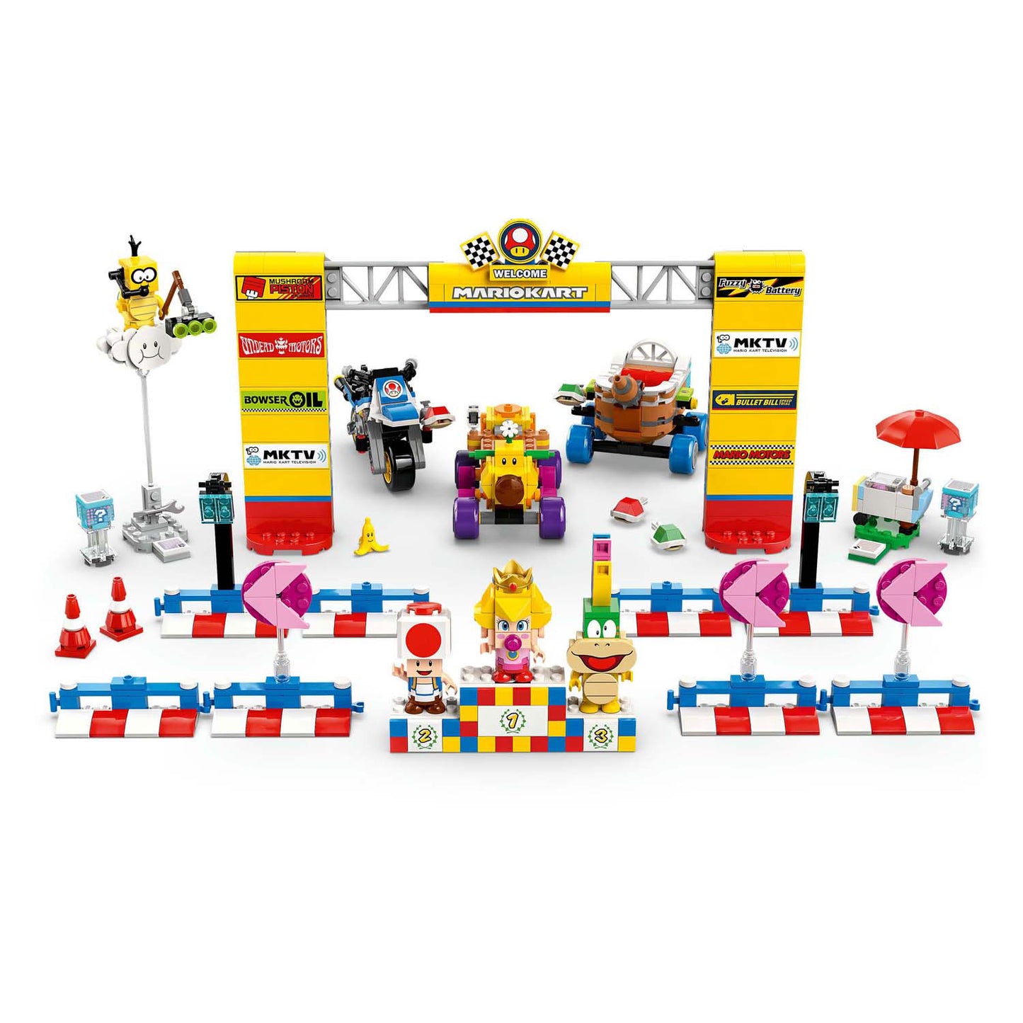 Lego lego super mario 72036 mario kart baby peach en grand prix set