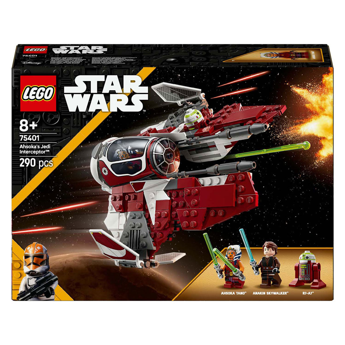 Lego lego star wars 75401 ahsoka's jedi interceptor