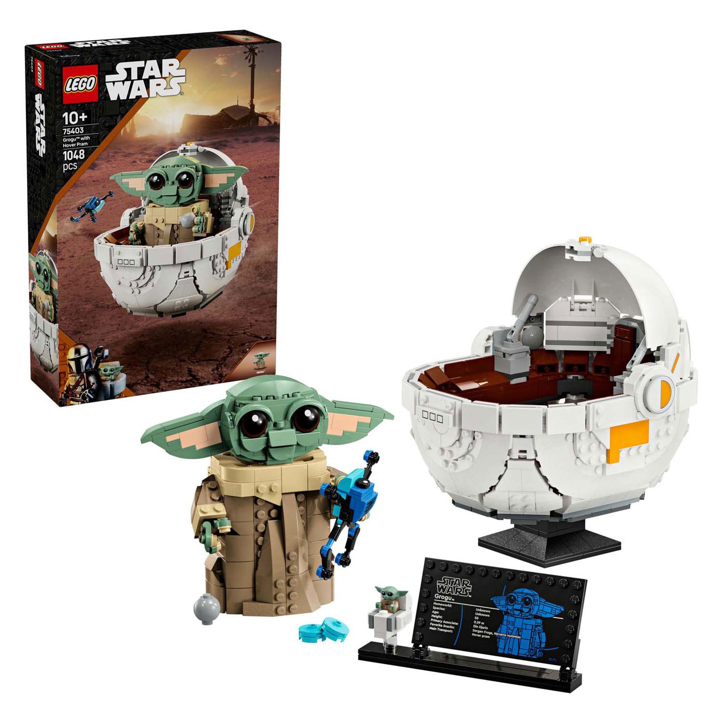 Lego lego star wars 75403 grogu met zweefkinderwagen