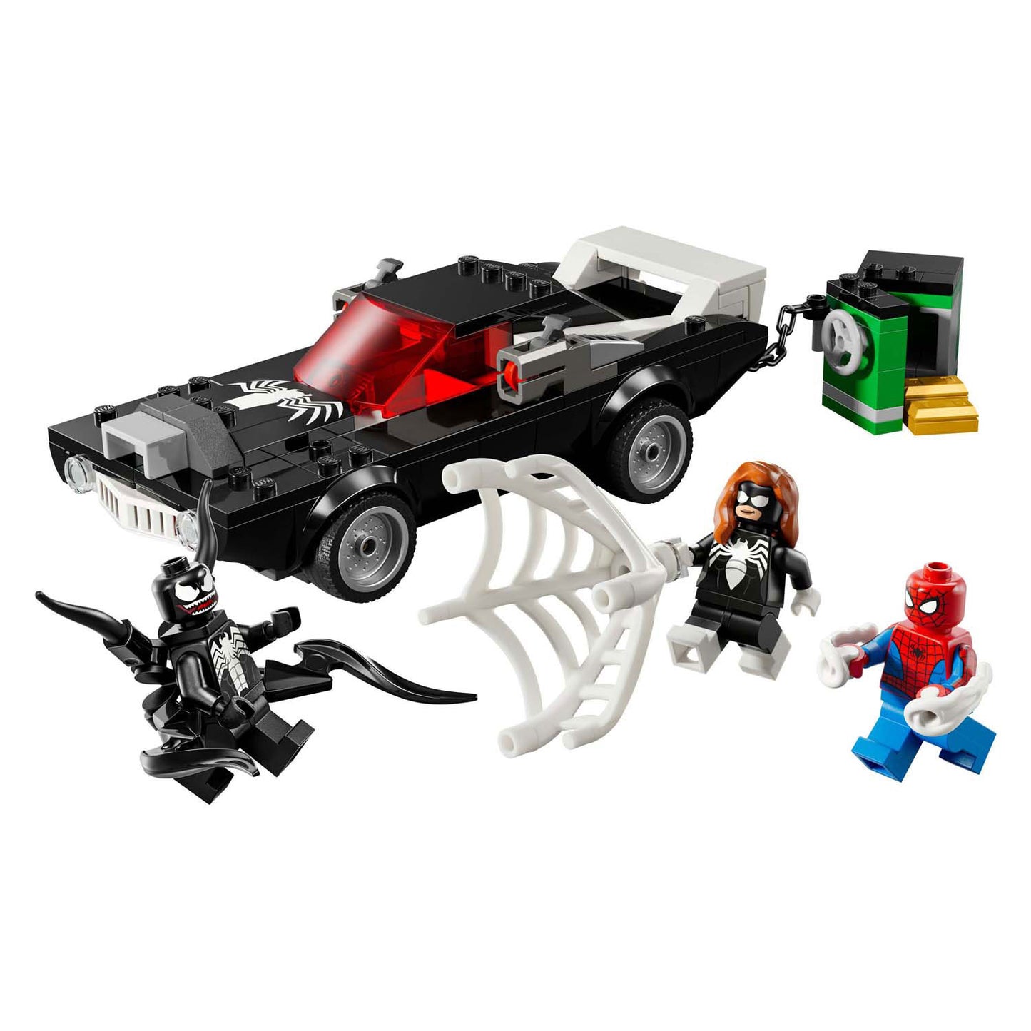 Lego lego super heroes 76309 spider-man vs. venoms klassieke auto