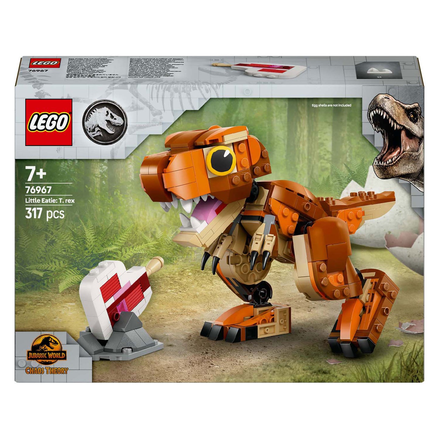 Lego lego jurassic world 76967 kleine eetster: t. rex