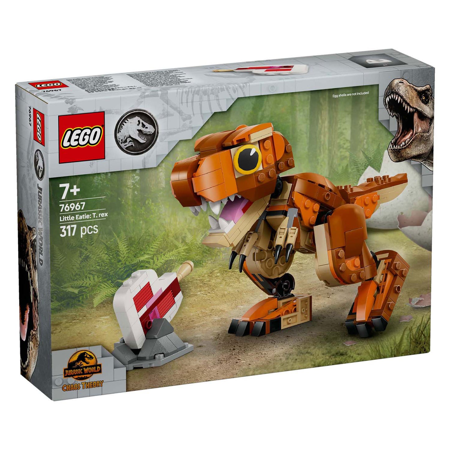 Lego lego jurassic world 76967 kleine eetster: t. rex