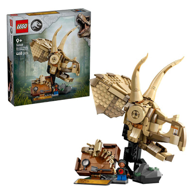 Lego lego jurassic world 76969 dinosaurusfossielen: triceratops schedel