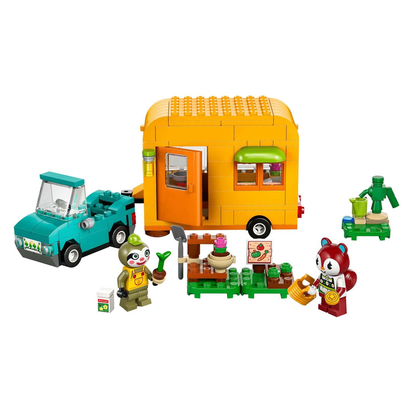 Lego lego animal crossing 77054 leifs caravan en tuinwinkel