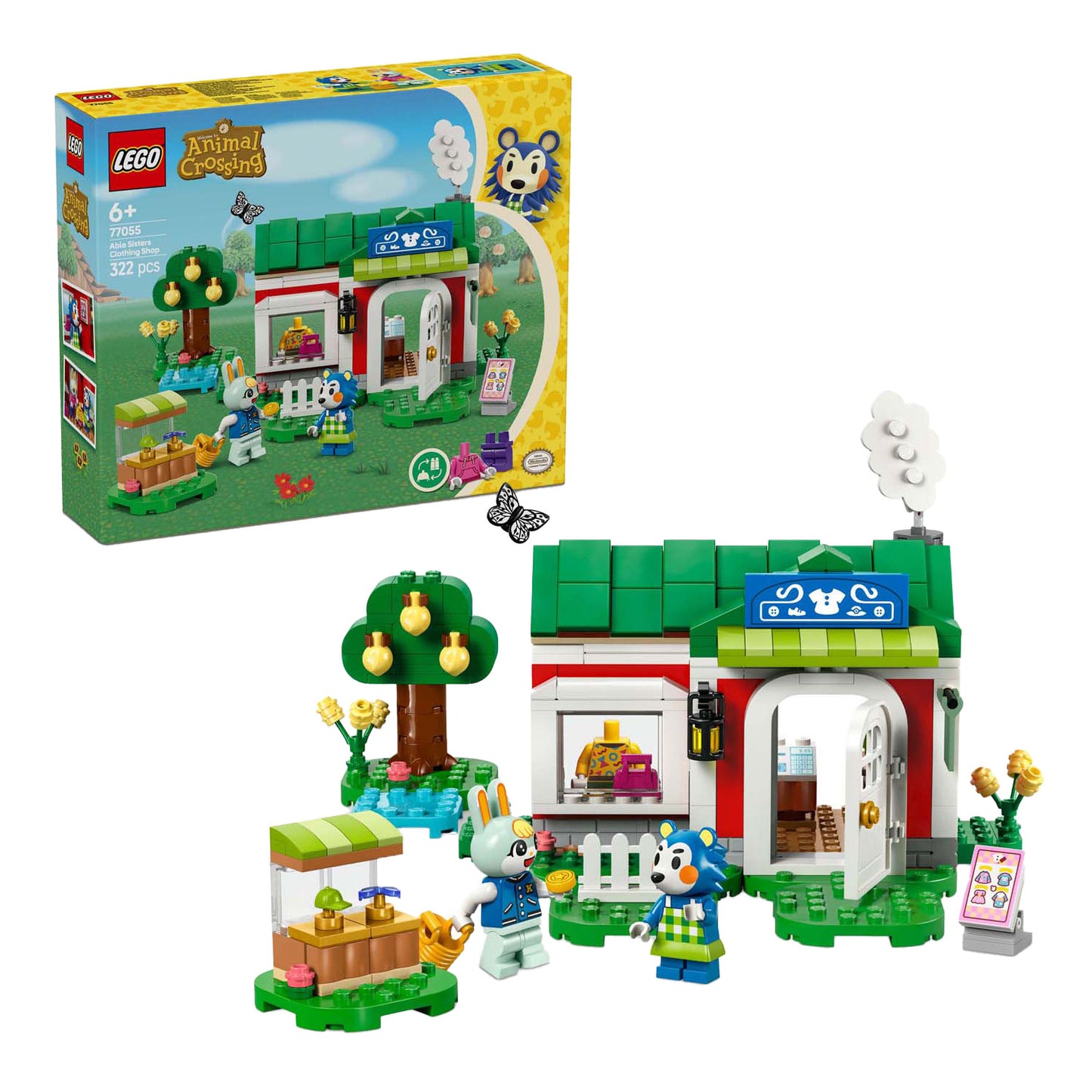 Lego lego animal crossing 77055 kleermakerij van de zusjes able