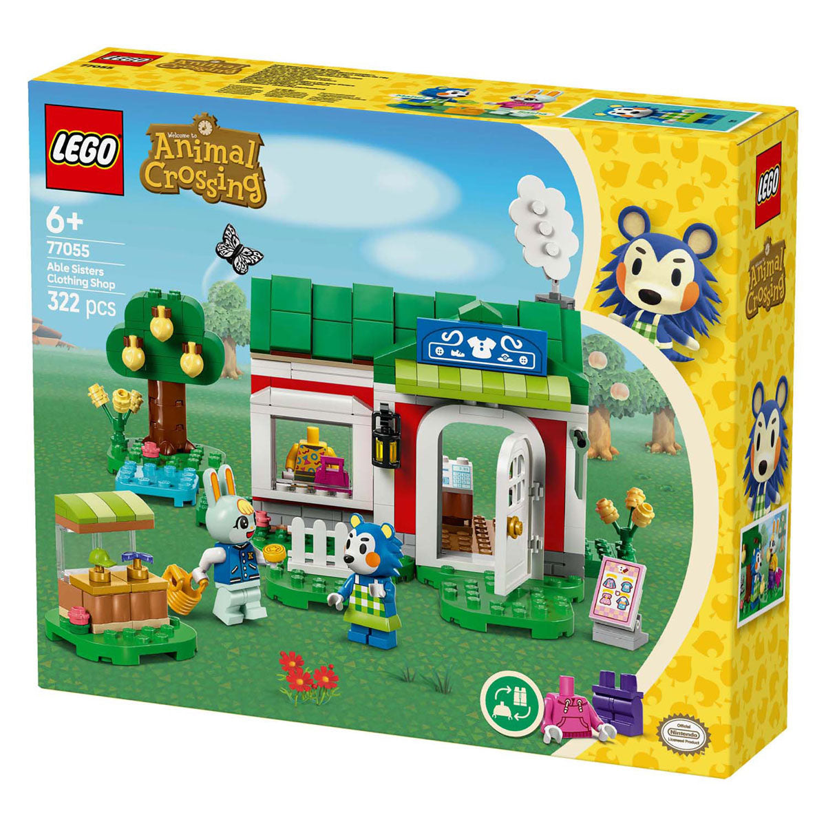 Lego lego animal crossing 77055 kleermakerij van de zusjes able