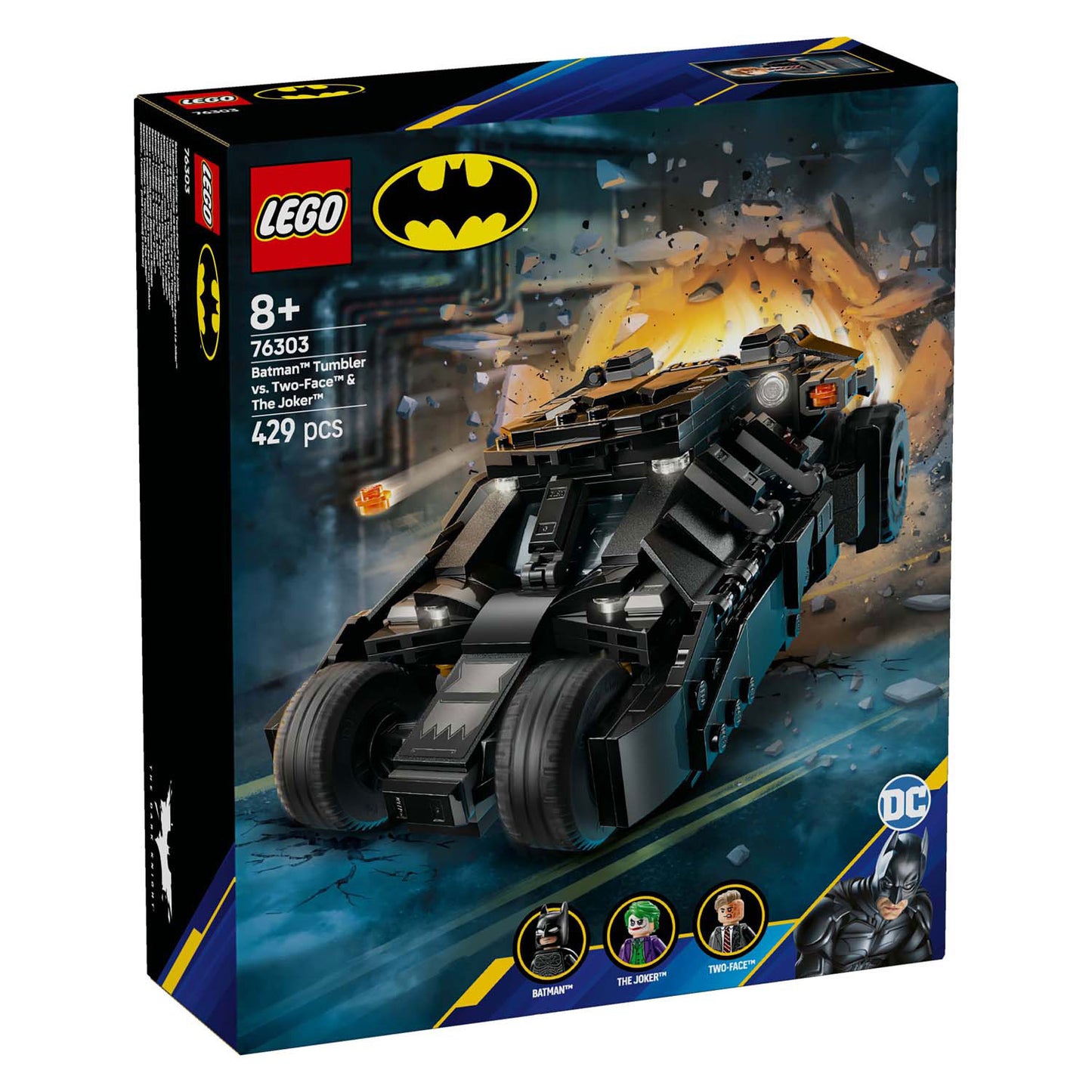 Lego dc batman™: batman tumbler vs. two-face™ en the joker™ - 76303