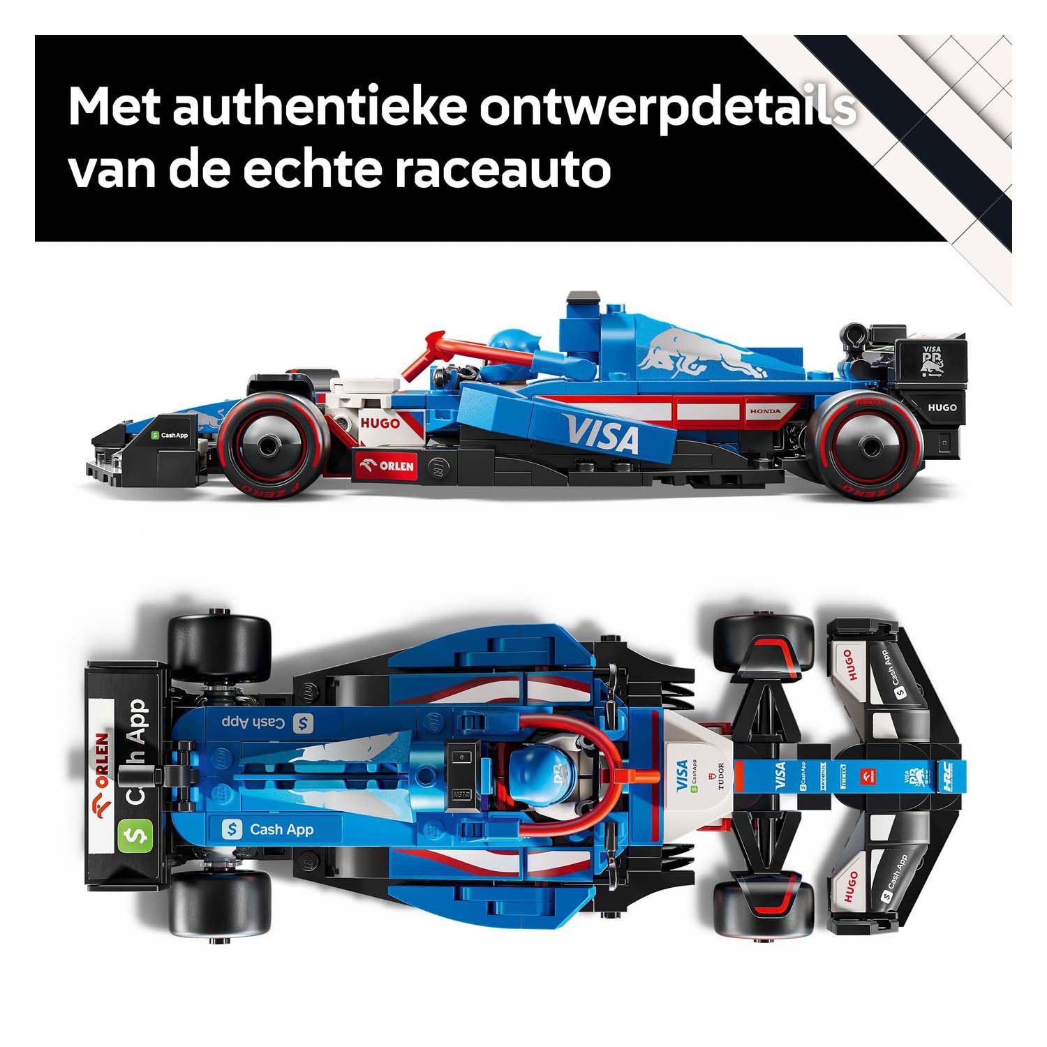 Lego speed champions visa cash app rb vcarb 01 f1 racewagen set - 77246