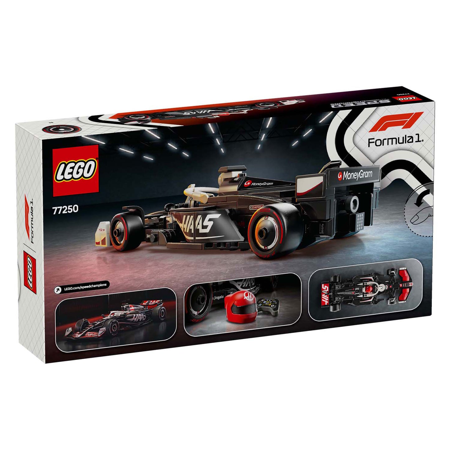 Lego speed champions moneygram haas f1 team vf-24 racewagen set - 77250