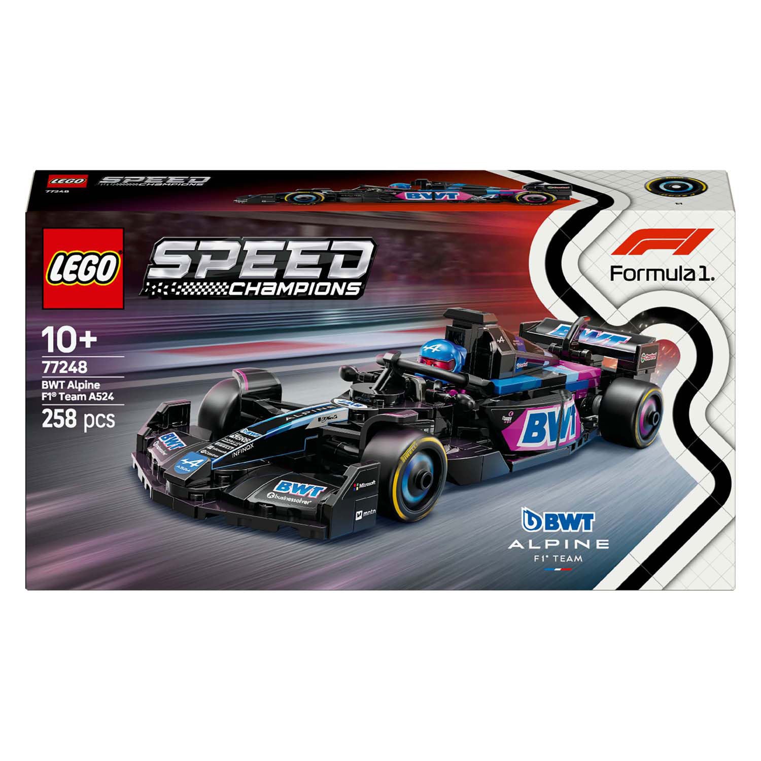 Lego speed champions bwt alpine f1 team a524 racewagen set - 77248
