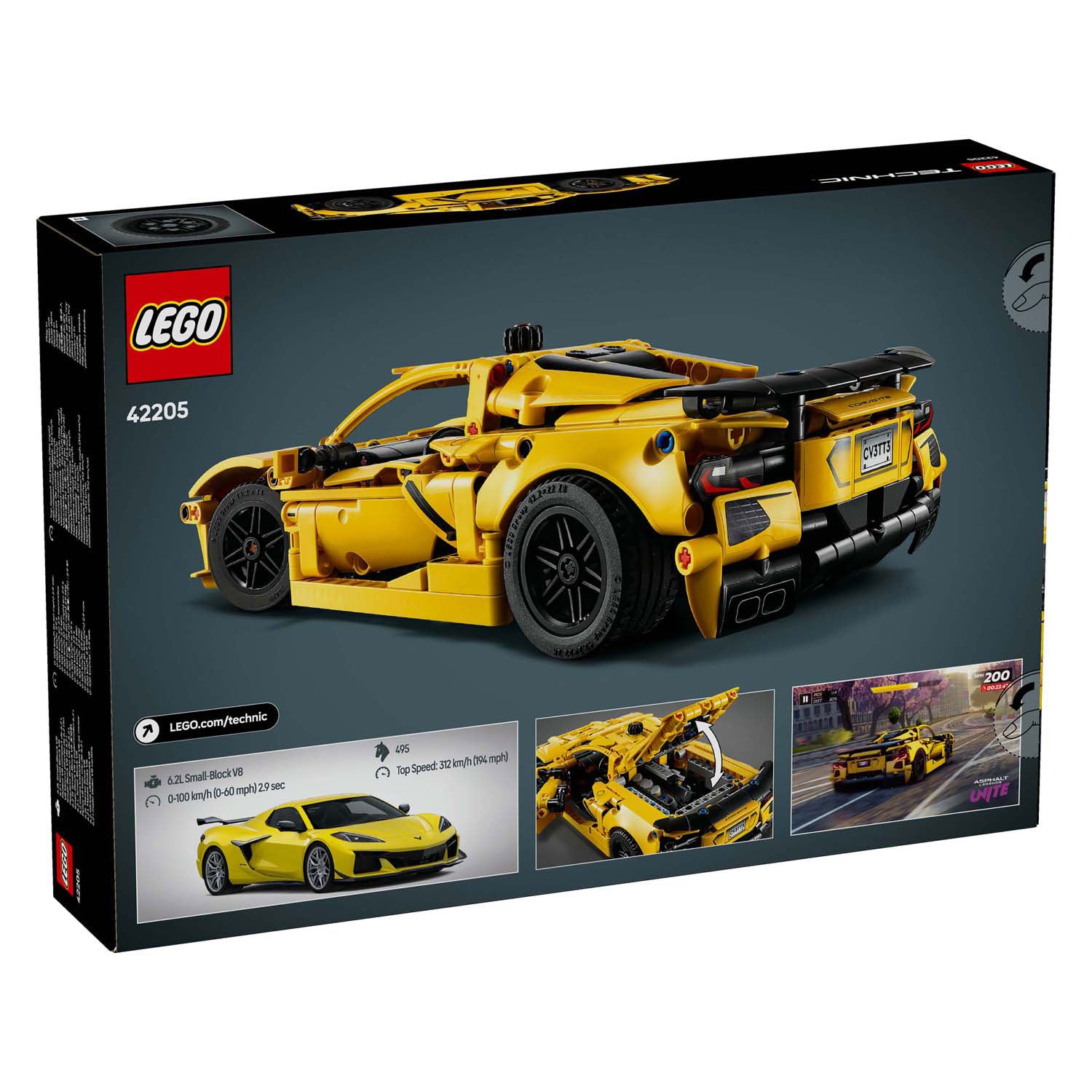 Lego technic chevrolet corvette stingray - 42205